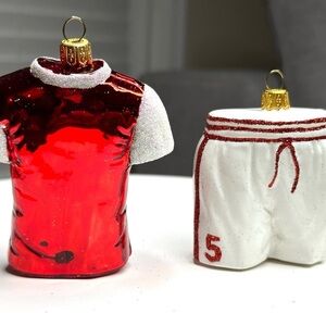 Handmade Glass Soccer Football Christmas Tree Ornaments FIFA